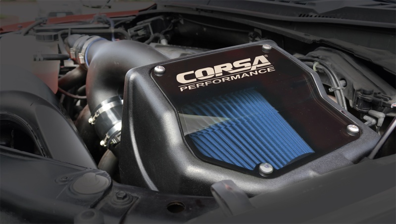 Ford F-150 Performance Air Intake - CORSA Performance - Closed Box with MaxFlow 5 Oiled Filter - `17-`20
